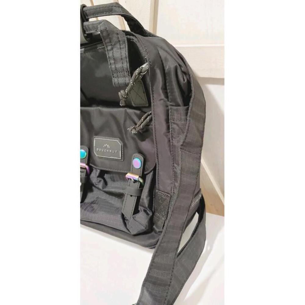 DOUGHNUT Macaroon Mini Series Gamescape Backpack Black Vegan - Picture 4 of 9